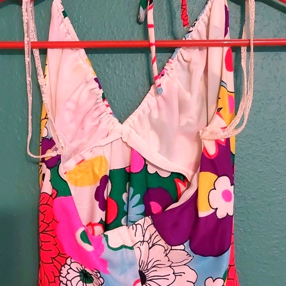 Vintage Floral Maxi Dress - Picture 7 of 7